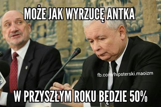 Mem powyborczy / źródło: Hipsterski Maoizm