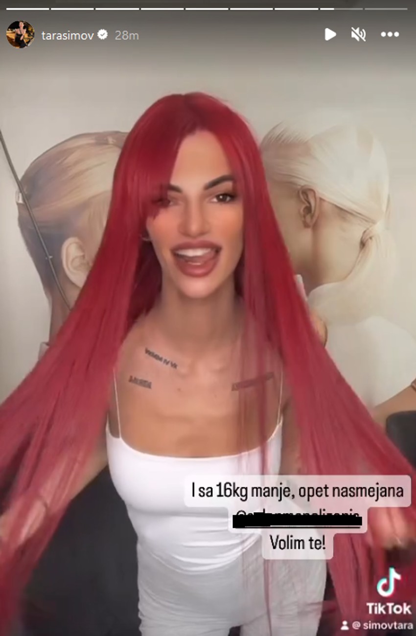 Tara Simov promenila boju kose