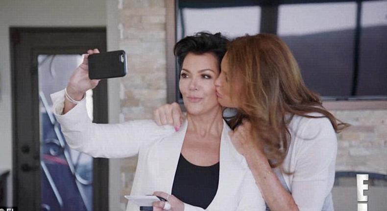 Reality stars, Kris Jenner and ex, Caitlyn jenner