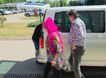 Zorica Brunclik stigla na snimanje "Pinkovih zvezda"