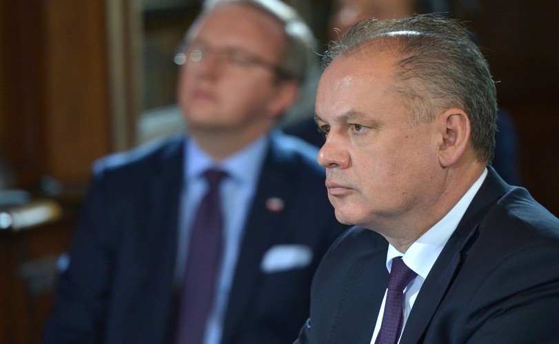 PREZYDENCI PAŃSTW GRUPY WYSZEHRADZKIEJ NA ZAMKU W ŁAŃCUCIE