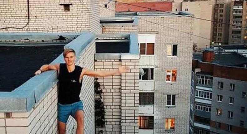 Russian teenager plunges to his death while taking extreme selfie