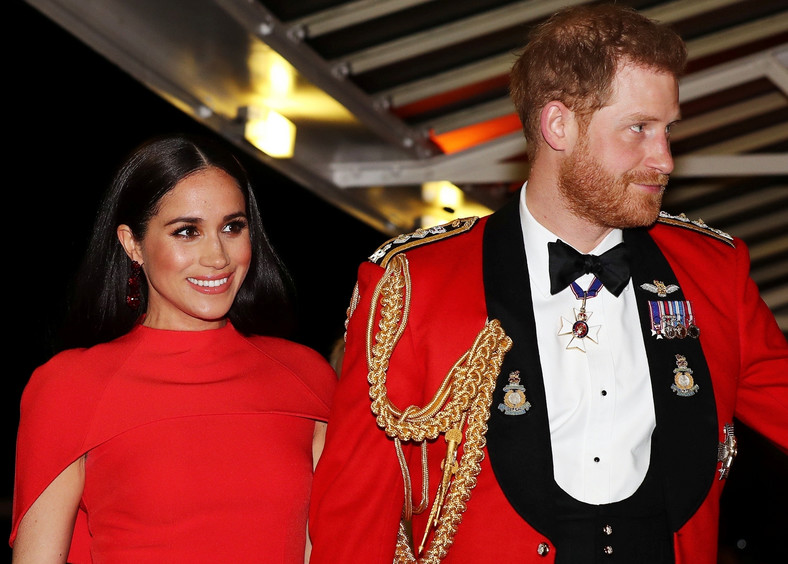 Meghan Markle i książę Harry na Mountbatten Festival of Music w 2020 r.