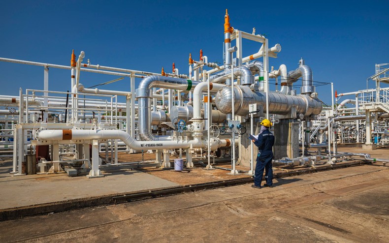 Gas processing plant in Nigeria