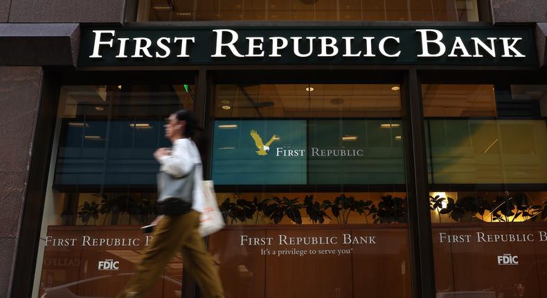 The failure of First Republic, following that of Silicon Valley Bank and Signature, shook the industry.Justin Sullivan/Getty Images
