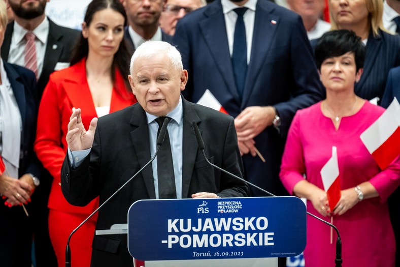 Jarosław Kaczyński w Toruniu