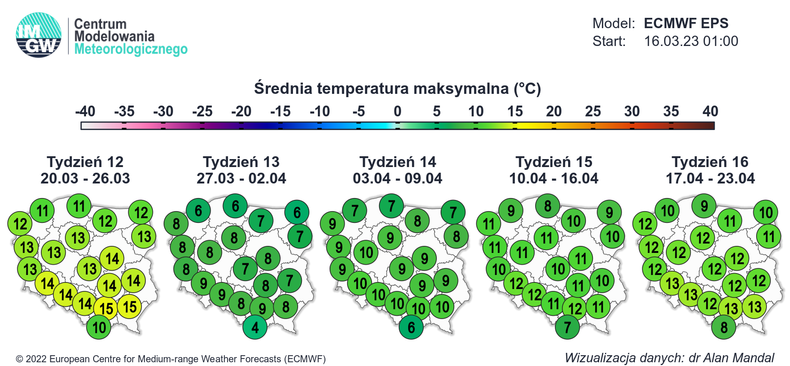 Temperatura w dzień może spadać poniżej 10 st. C