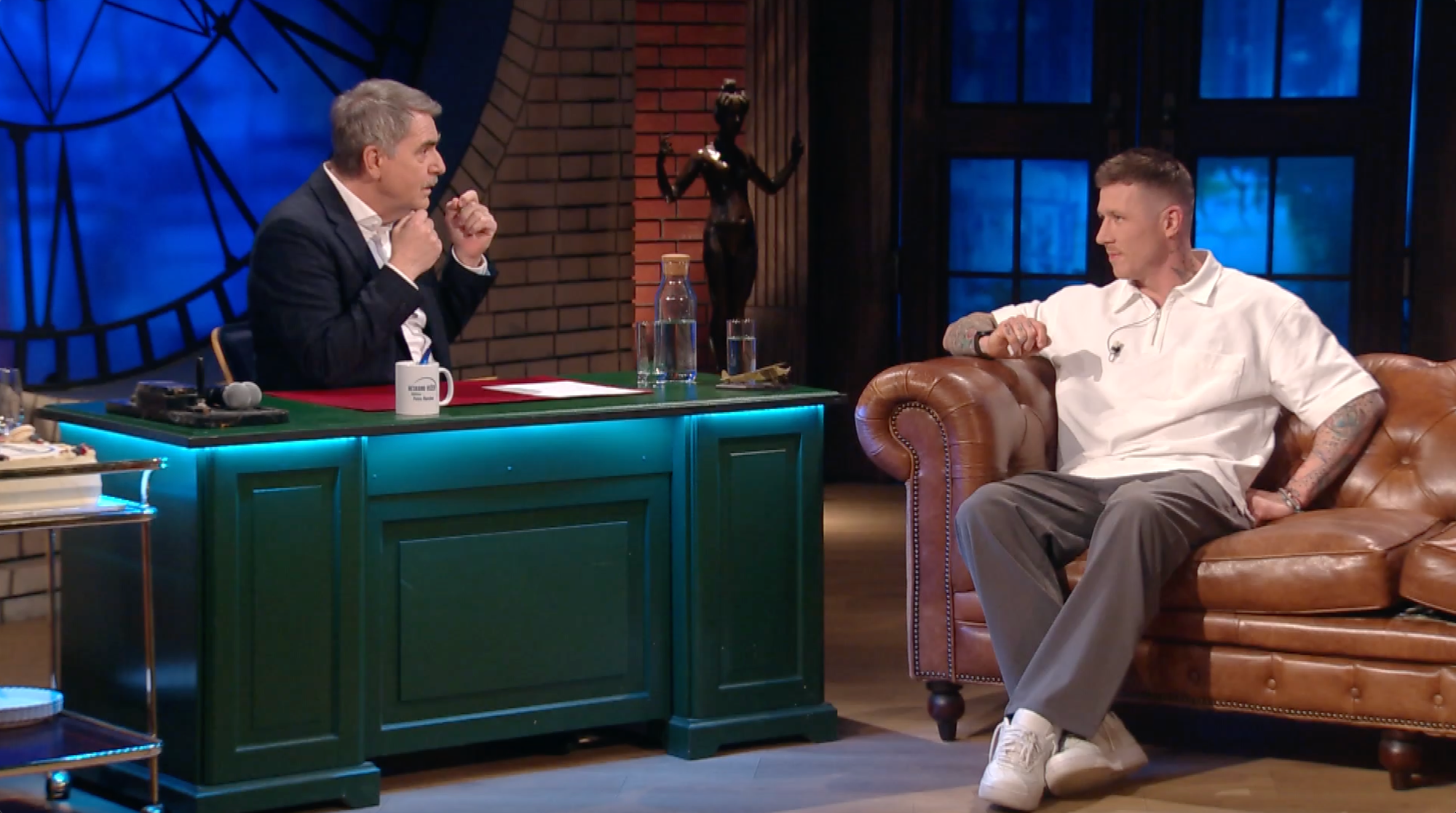 Talkshow Pera Marcina Neskoro večer - futbalista Juraj Kucka.