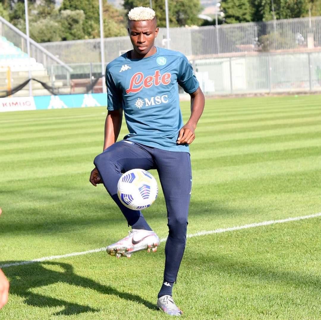 Victor Osimhen leaves everyone in awe in his first day of training with