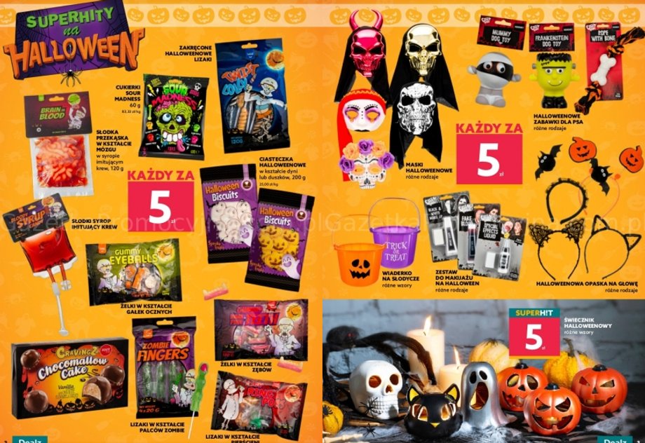 Halloween 2021: Biedronka, Lidl, Kaufland, Auchan. Oferta sklepów