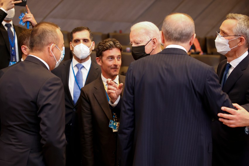 Džo Bajden i Redžep Tajip Erdogan na samitu NATO u Briselu