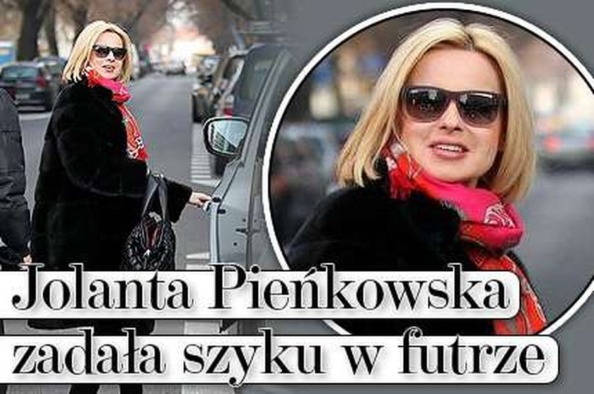 Jolanta Pieńkowska zadała szyku w futrze