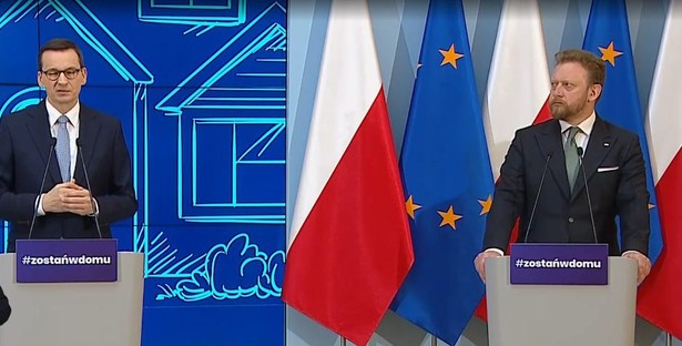 konferencja Morawiecki Szumowski