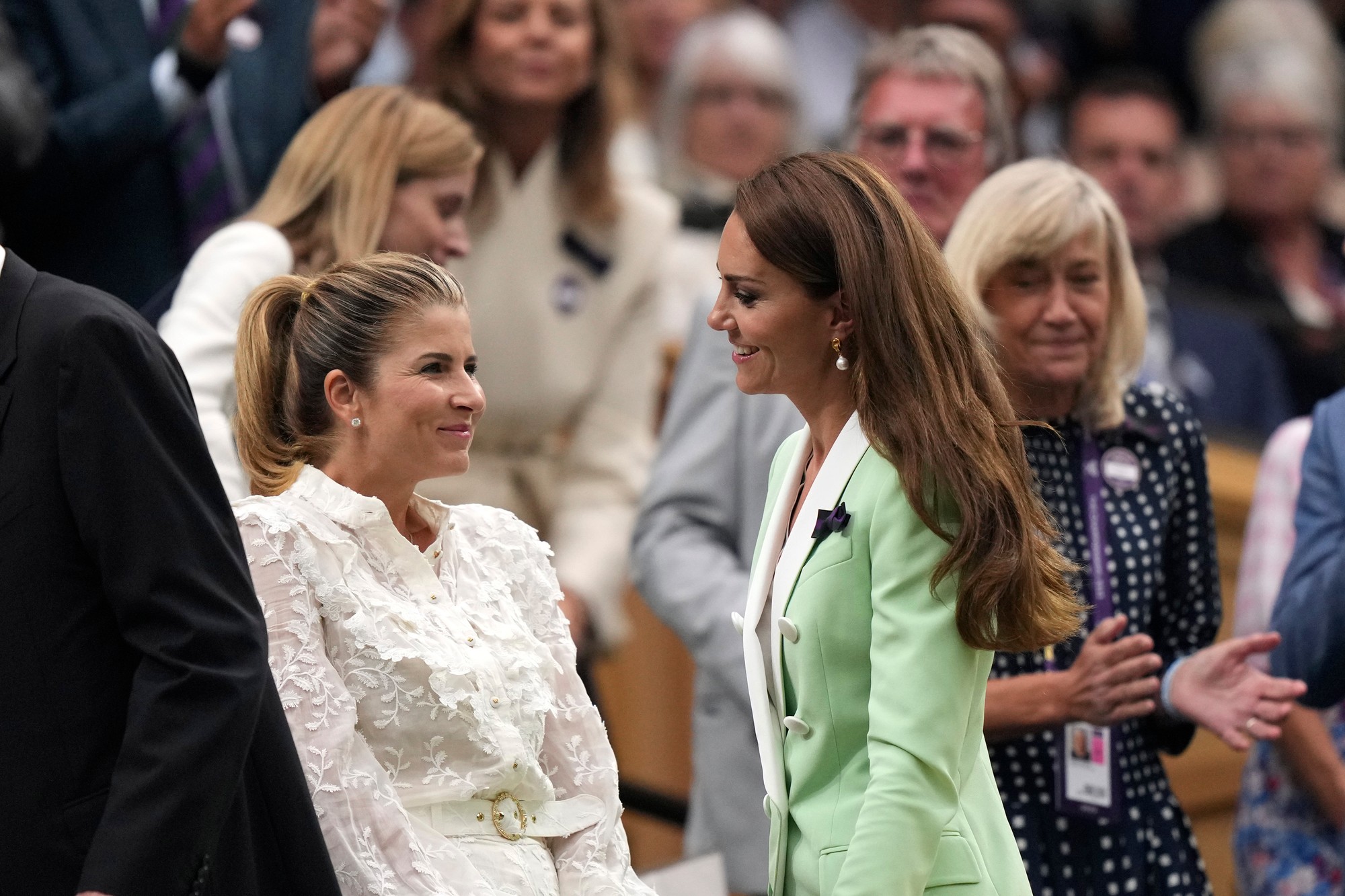 Federerovcom robila spoločnosť princezná Kate.