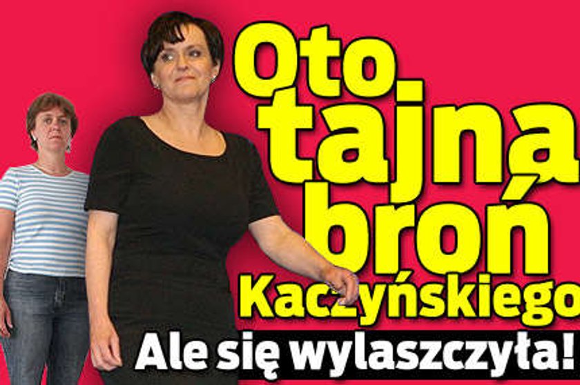 Oto tajna broń Kaczyńskiego. Ale się wylaszczyła!