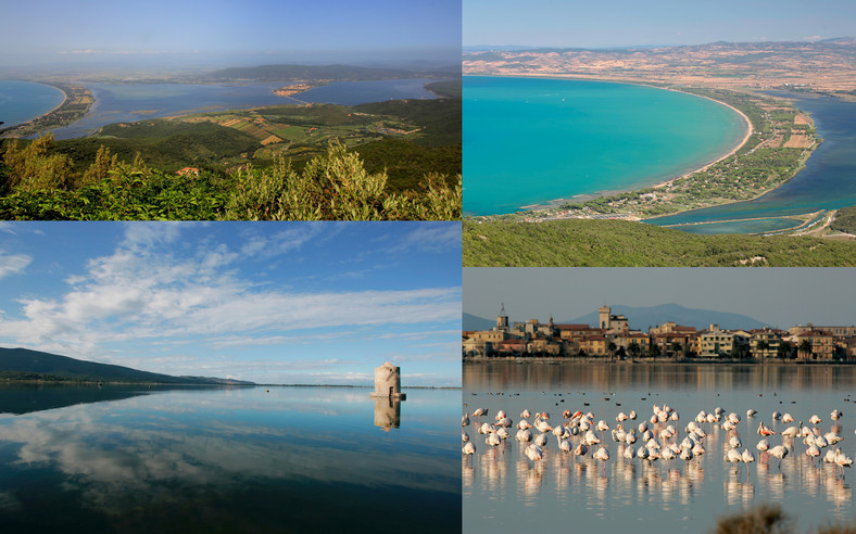 Laguna Orbetello w Toskanii