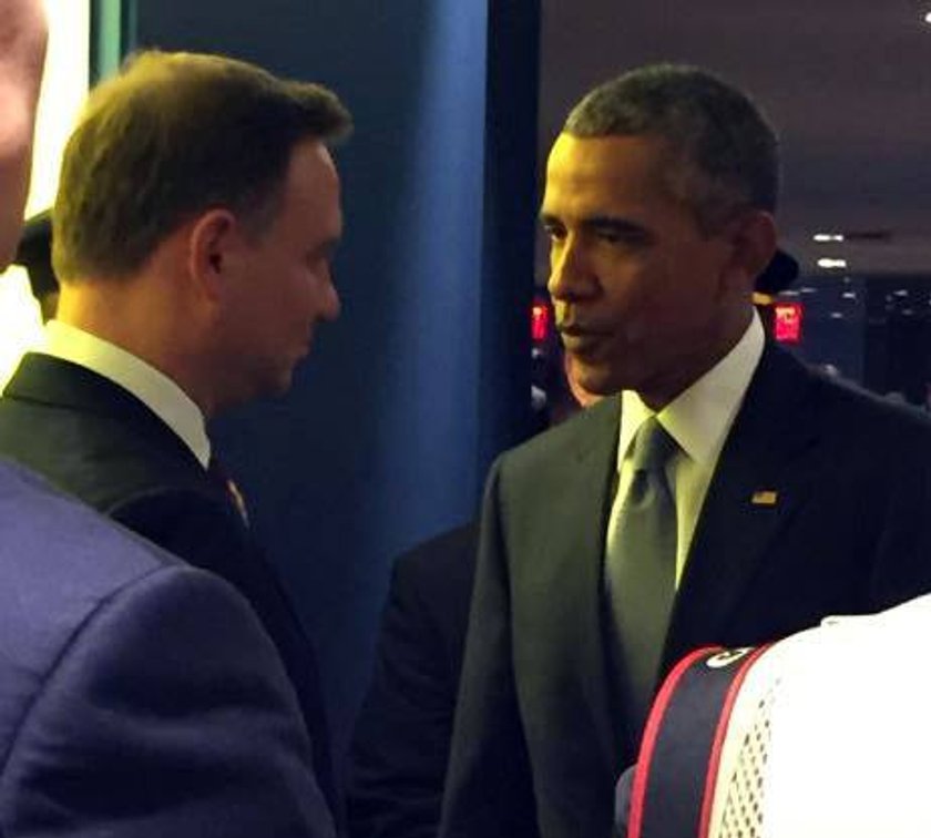 Barack Obama i Andrzej Duda