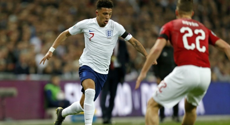 Jadon Sancho was fearless in his first competitive start for England