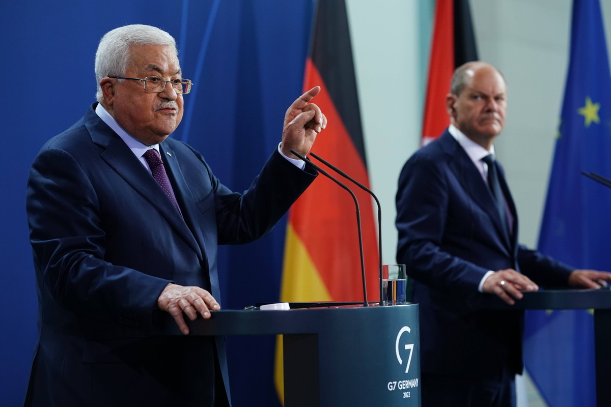 Mahmud Abbas, Olaf Scholz