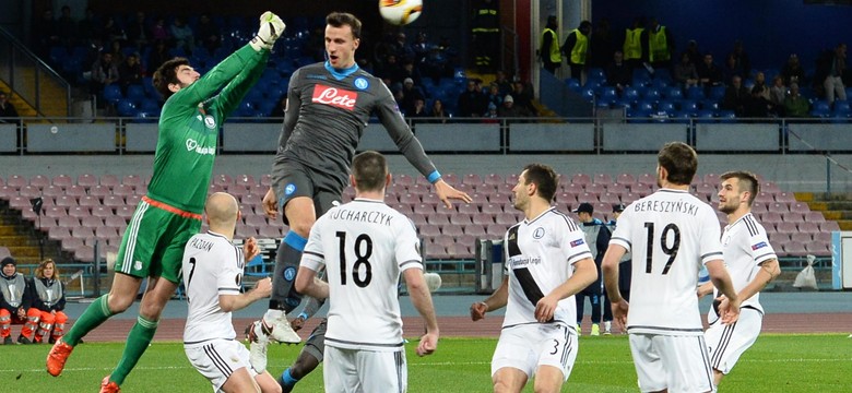 Liga Europy: Cudu nie było. Legia przegrała z Napoli i odpadła z rozgrywek