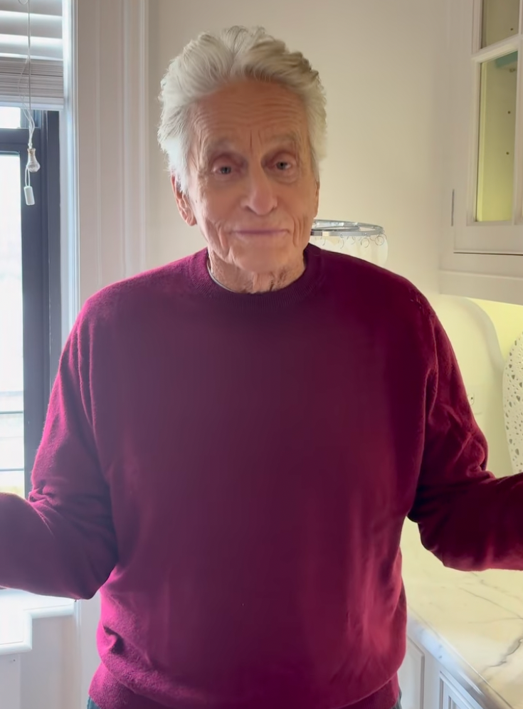 Americký herec Michael Douglas. 