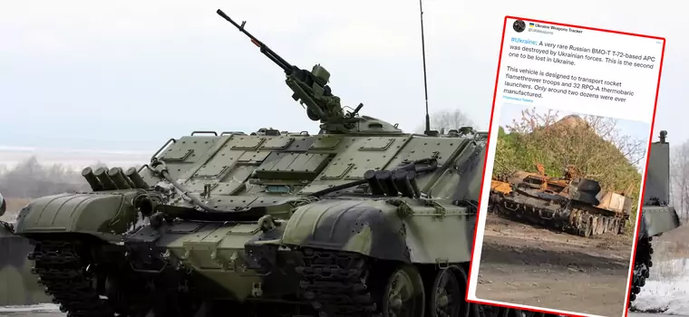 Ukraińcy zniszczyli unikalny rosyjski transporter BMO-T. Oto jego możliwości
