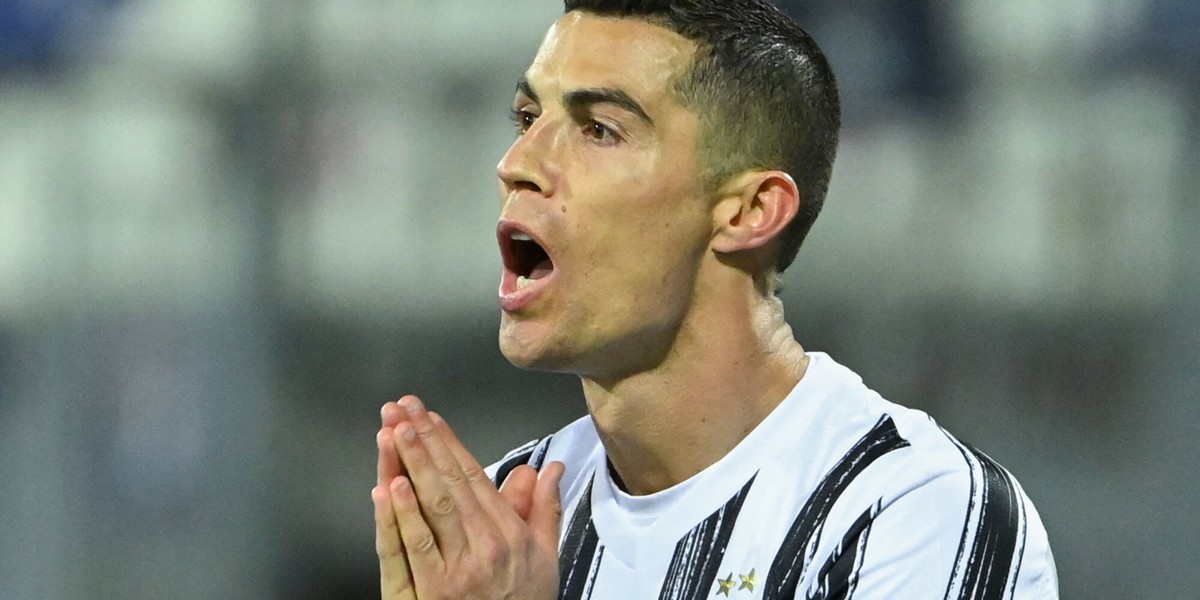 Kursy giełdowe Juventusu Turyn i Manchesteru United wystrzeliły po informacji o powołaniu SuperLigi. Na zdjęciu Crisitano Ronaldo, największa obecnie gwiazda Juventusu. 