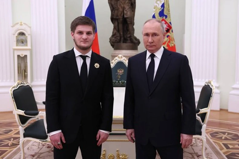 Ahmat Kadirov i Vladimir Putin
