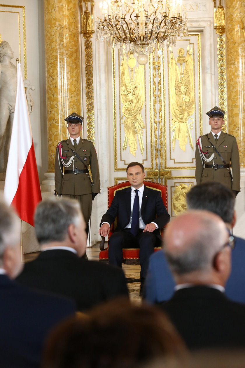 Andrzej Duda w Zamku Królewskim