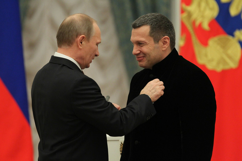 Władimir Putin i Władimir Sołowiow (2013) 