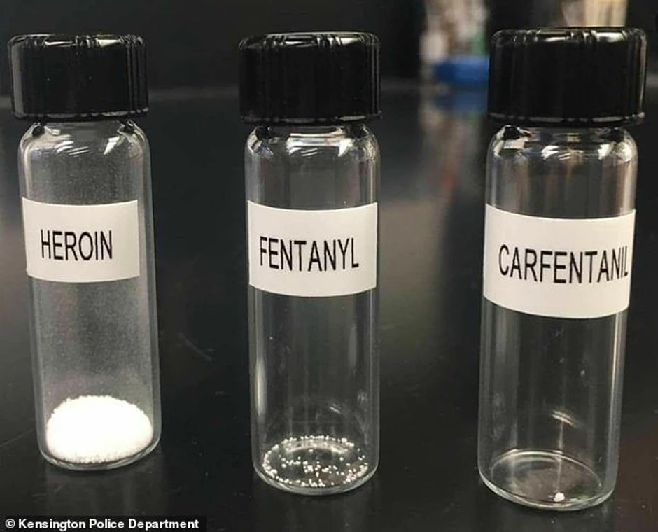 Fatalne doze heroina, fentanila i karfentanila