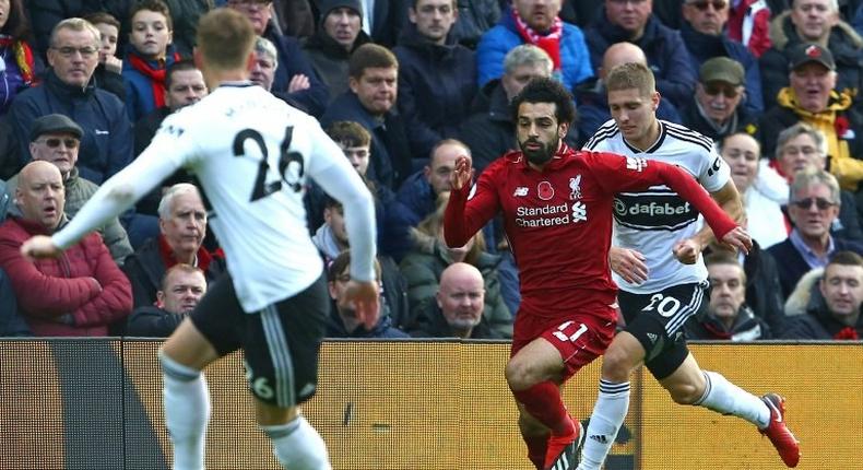 Mohamed Salah scored his sixth league goal this term as Liverpool deepened Fulham's gloom