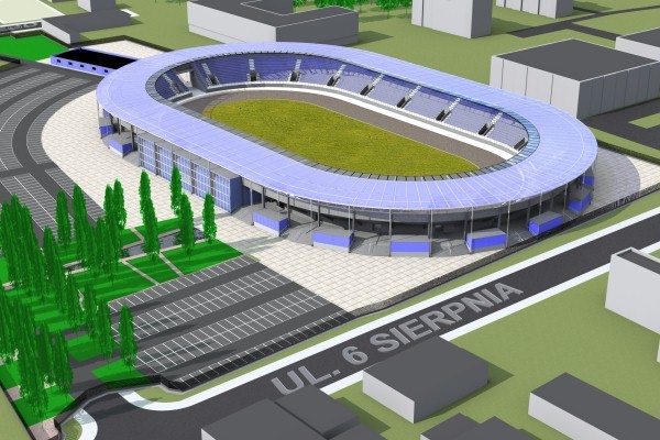 Nowy stadion Orła Łódź - wizualizacje