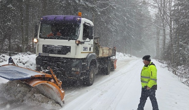 Sneg pada u Moravičkom i Zlatiborskom okrugu
