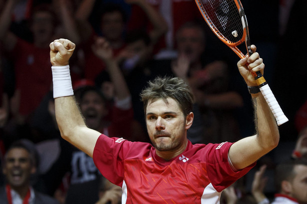 Puchar Davisa: Stanislas Wawrinka pokonał  Jo-Wilfrieda Tsongę