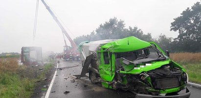 Tragiczne skutki wypadku pod Opolem. Płonęły samochody