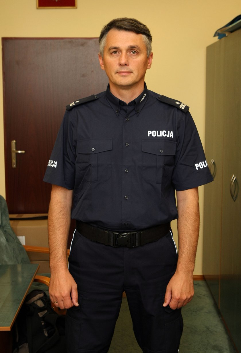 Andrzej Borowiak z wielkopolskiej policji