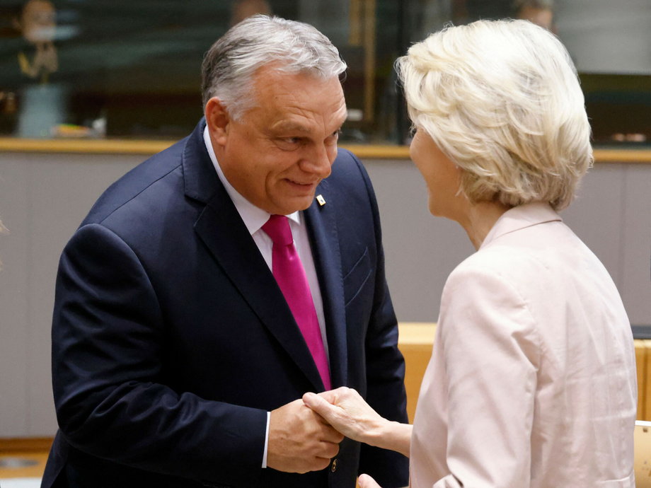 Viktor Orban i Ursula von der Leyen