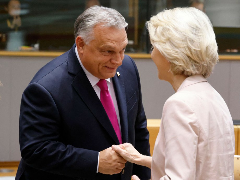 Viktor Orban i Ursula von der Leyen