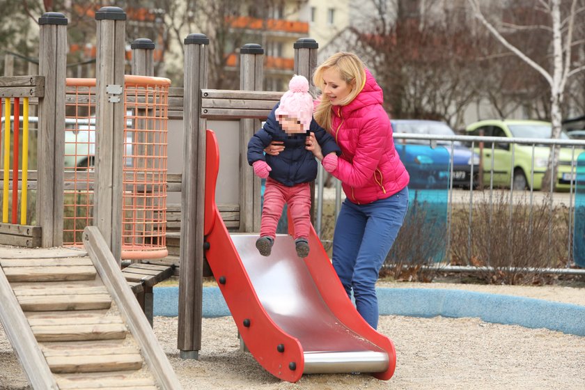 Milena Rostkowska-Galant z córką Polą