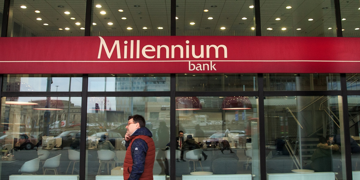Bank Millennium zyskuje