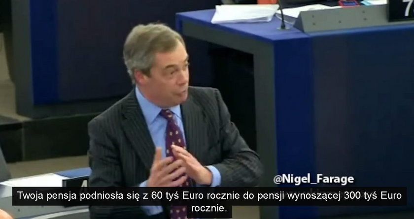 Farage kpił z Tuska