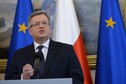 Prezydent Komorowski komentuje sytuację na Ukrainie
