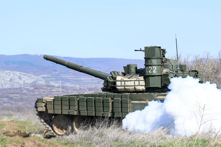 Realizacija taktičkih uvežbavanja tenkista Vojske Srbije poligonu "Rujnik" kod Niša