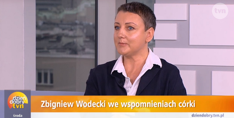 Katarzyna Wodecka-Stubbs, córka Zbigniewa Wodeckiego w Dzień dobry TVN