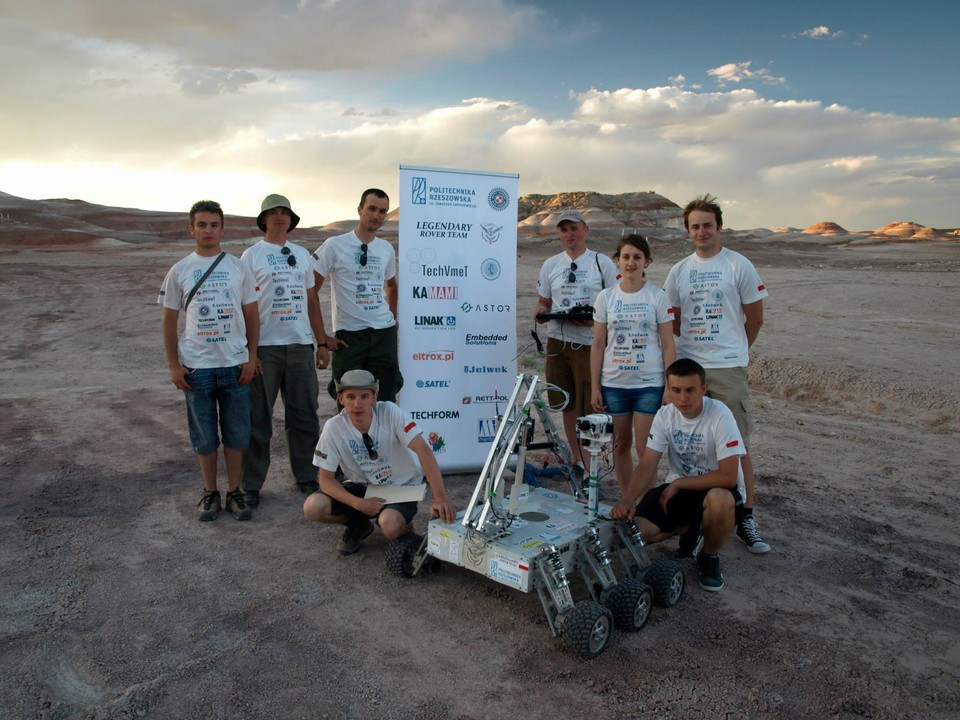 Zespół studentów Legendary Rover Team z Politechniki Rzeszowskiej