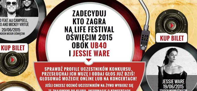 Lfe Festival Oświęcim: II etap Life on Stage trwa do 30 kwietnia