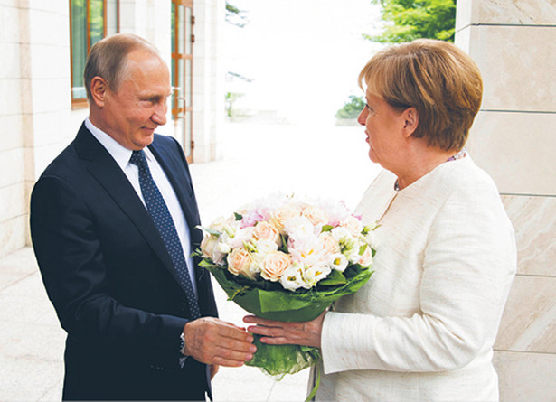Władimir Putin i Angela Merkel spotkali się w Soczi