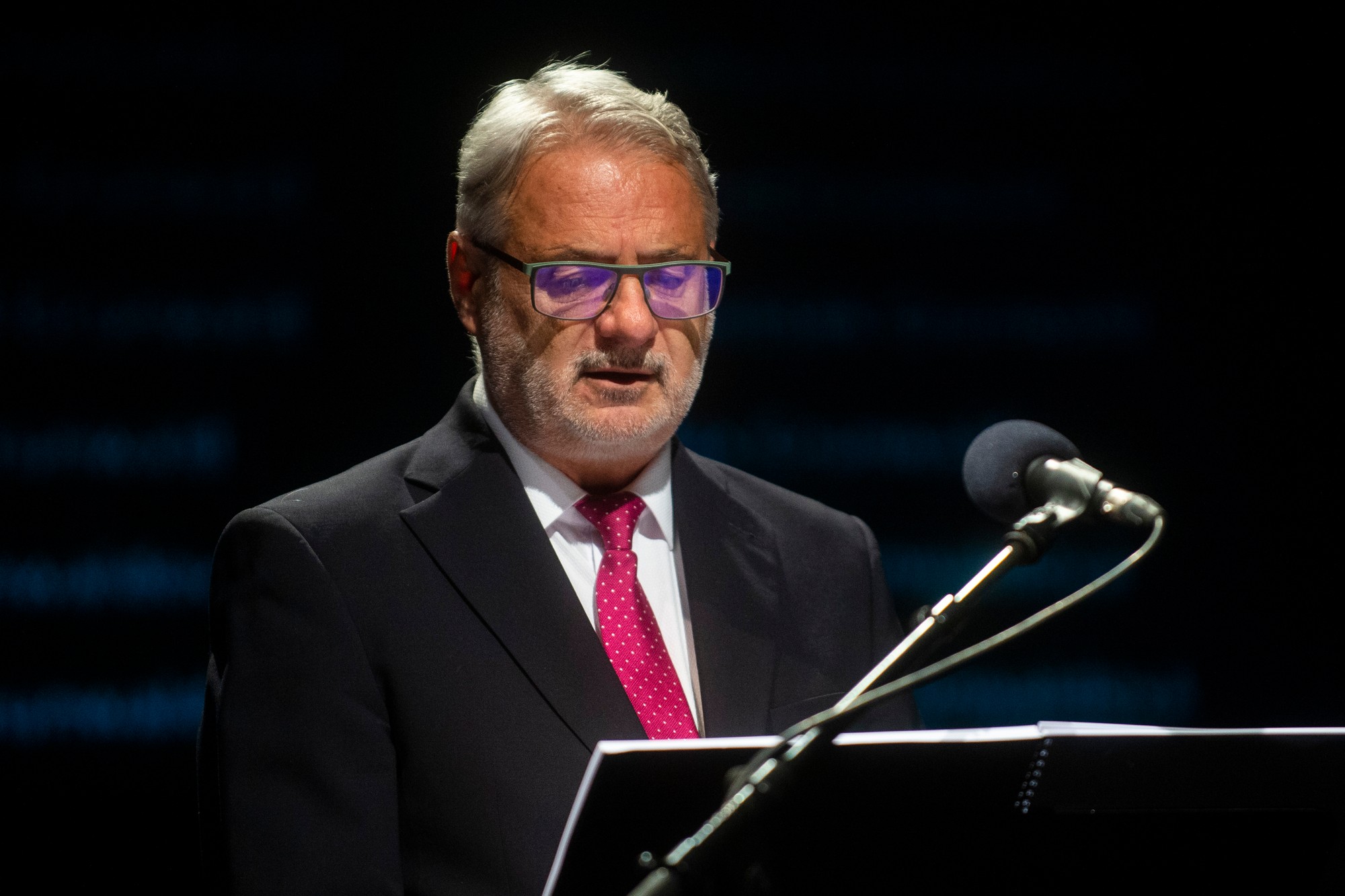 Novinár Marián Leško. 