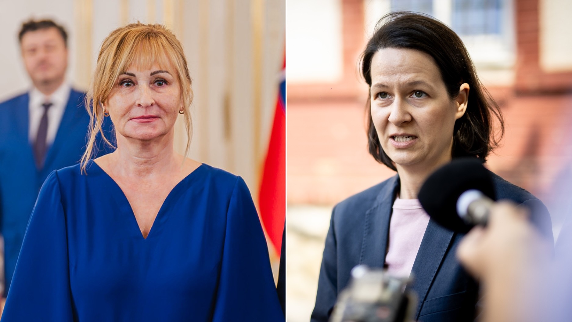 Monika Valašiková a Zuzana Števulová